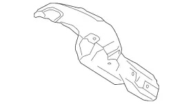 L512-13-390A MAZDA Exhaust Manifold Heat Shield