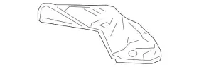 PE9C-13-390 MAZDA Exhaust Manifold Heat Shield