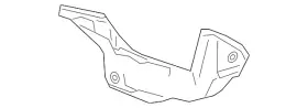 PEDL-13-3K0 MAZDA Exhaust Manifold Heat Shield