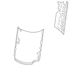 SHA5-40-870 MAZDA Catalytic Converter Heat Shield CX-5