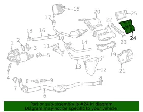 213-680-04-22 MERCEDES Heat Shield #2
