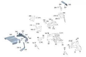 213-682-32-02 MERCEDES Shielding E450