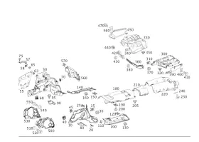222-680-36-01 MERCEDES Shielding