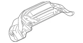 1555A518 MITSUBISHI Heat Shield Lancer