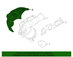 1555A870 MITSUBISHI Heat Shield #2