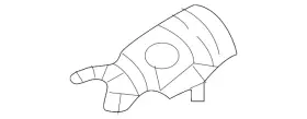 1570D174 MITSUBISHI Intermediate Pipe Shield