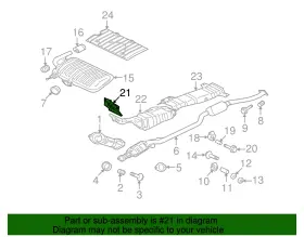 5374A012 MITSUBISHI Floor Pan Heat Shield #2