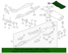 5374A163 MITSUBISHI Heat Shield Rivet #2