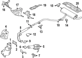 5374A464 MITSUBISHI Rear Shield