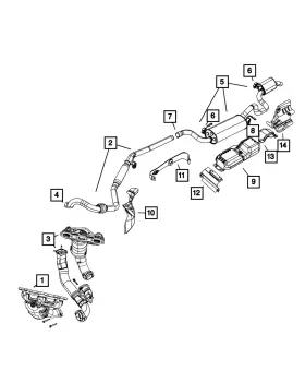 05109597AA MOPAR Heat Shield