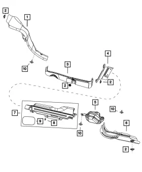 5109629AA MOPAR Exhaust Shield