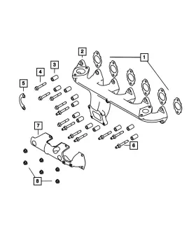68724948AA MOPAR Heat Shield