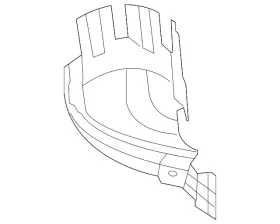 20851-JN00A NISSAN Converter Shield