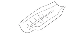 20853-4L720 NISSAN Front Catalytic Converter Heat Shield