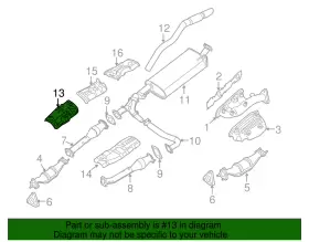 74752-EA000 NISSAN Floor Pan Heat Shield #2