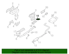 74758-8J000 NISSAN Heat Shield #2