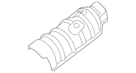 74758-ET000 NISSAN Exhaust Heat Shield