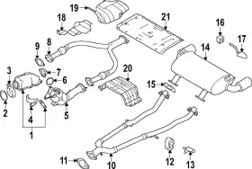 74762-CD000 NISSAN Heat Shield Bolt