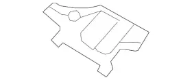955-504-681-02 PORSCHE Heat Shield Cayenne