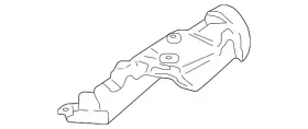971-804-158-B PORSCHE Muffler Shield Panamera