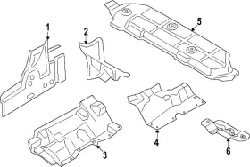 9Y0-825-754 PORSCHE Heat Shield