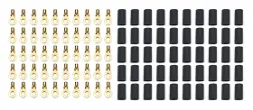 57-471-50 QUICKCAR RACING PRODUCTS Ring Terminal Gauge Wire
