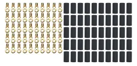 57-475-50 QUICKCAR RACING PRODUCTS Ring Terminal Gauge Wire