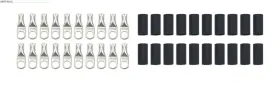 57-581-20 QUICKCAR RACING PRODUCTS Ring Terminals Heat Shrink