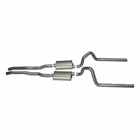 C5ZZ-5257-TTQ SCOTT DRAKE Dual Exhaust Muffler Pipe Turbo
