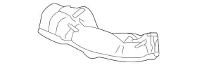 44651AA380 SUBARU Converter Shield