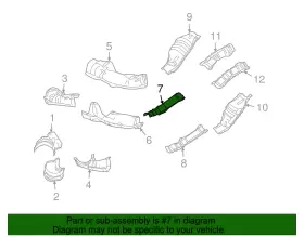 44651AA64A SUBARU Pipe Shield #2