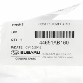 44651AB160 SUBARU Lower Elbow Center Pipe Cover Forester #2
