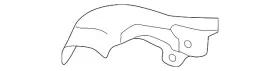 44651AD230 SUBARU Converter Shield