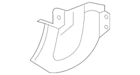 44651AD33A SUBARU Pipe Shield