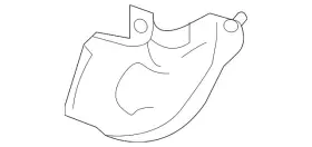 44651AD70A SUBARU Pipe Shield