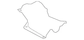 44651AF620 SUBARU Heat Shield