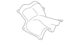 44651AG130 SUBARU Exhaust Shield
