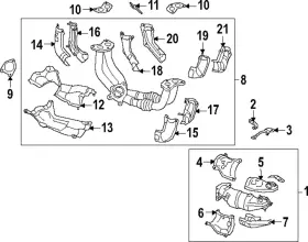 44651AJ040 SUBARU Upper Shield
