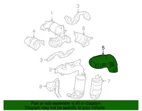 17168-20070 TOYOTA Heat Shield #2