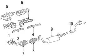 17168-66020 TOYOTA Heat Shield