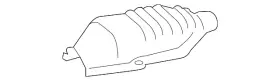 18435-0P020 TOYOTA Shield Catalytic Converter Tacoma