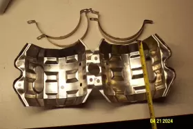18435-0S010 TOYOTA Catalytic Converter Shield Set #2