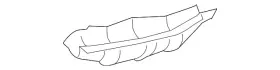 18445-0P020 TOYOTA Shield Catalytic Converter Tacoma