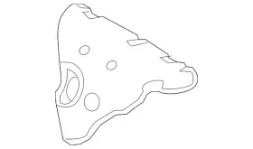 07K-253-041-B VOLKSWAGEN Heat Shield Beetle