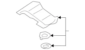 5Q0-825-729 VOLKSWAGEN Heat Shield