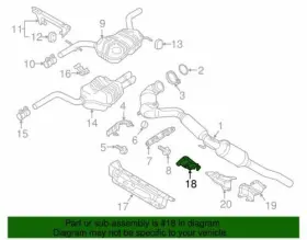5C6-825-613 VW Hybrid Underbody Heat Shield Plate Volkswagen #2