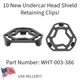 10 NEW UNDERCAR HEAT SHIELD RETAINING CLIPS FOR VOLKSWAGEN TIGUAN JETTA TAOS ETC