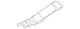 Genuine Subaru 2010-2022 Legacy Outback Exhaust Heat Shield 44651AB96A