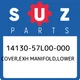 14130-57L00-000 Suzuki Cover,exh manifold,lower 1413057L00000, New Genuine OEM P