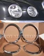 BRIGHT CHROME Headlight Surrounds Bezels Accent Trims 4x for JAGUAR S-Type 98-08